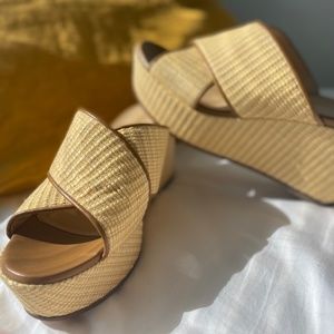 NEW Marion Parke Raffia Espadrille Sandal- The Adele Wedge